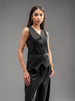 Load image into Gallery viewer, Black Waistcoat