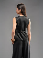 Load image into Gallery viewer, Black Waistcoat